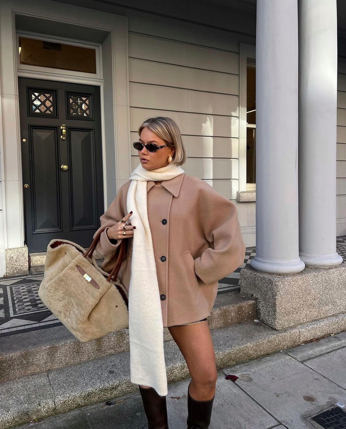 Grace | Oversized Mantel i ull