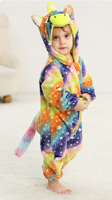 Camouflage unicorn dräkt