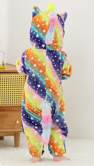 Camouflage unicorn dräkt