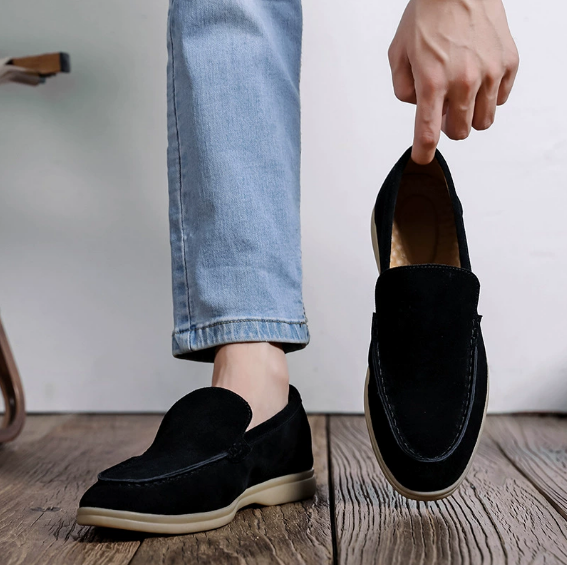Sebastian - Loafers i mocka