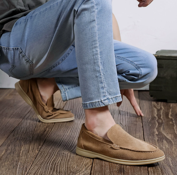 Sebastian - Loafers i mocka