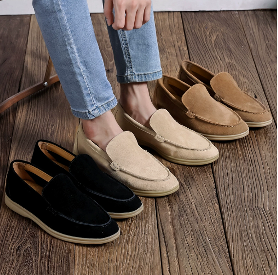 Sebastian - Loafers i mocka