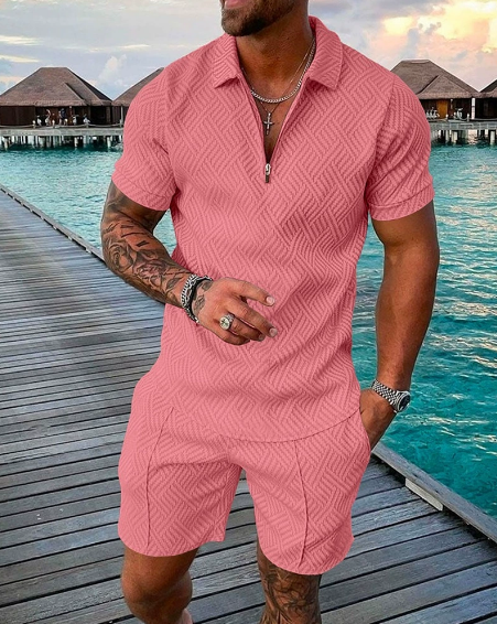 Theo| Pikétröja & Shorts Set