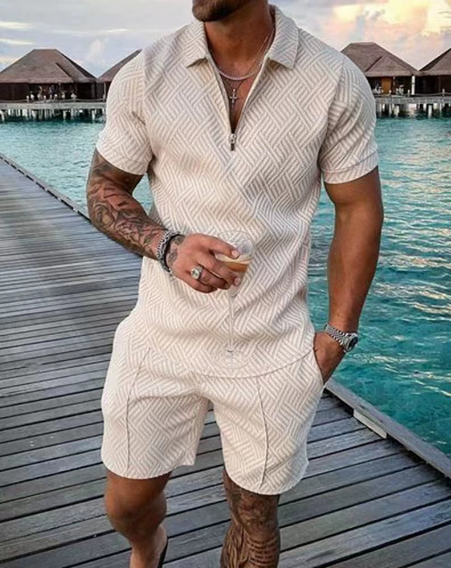 Theo| Pikétröja & Shorts Set